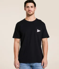 Graphic T-Shirts | Breezy Golf The USA T-Shirt Pirate Black
