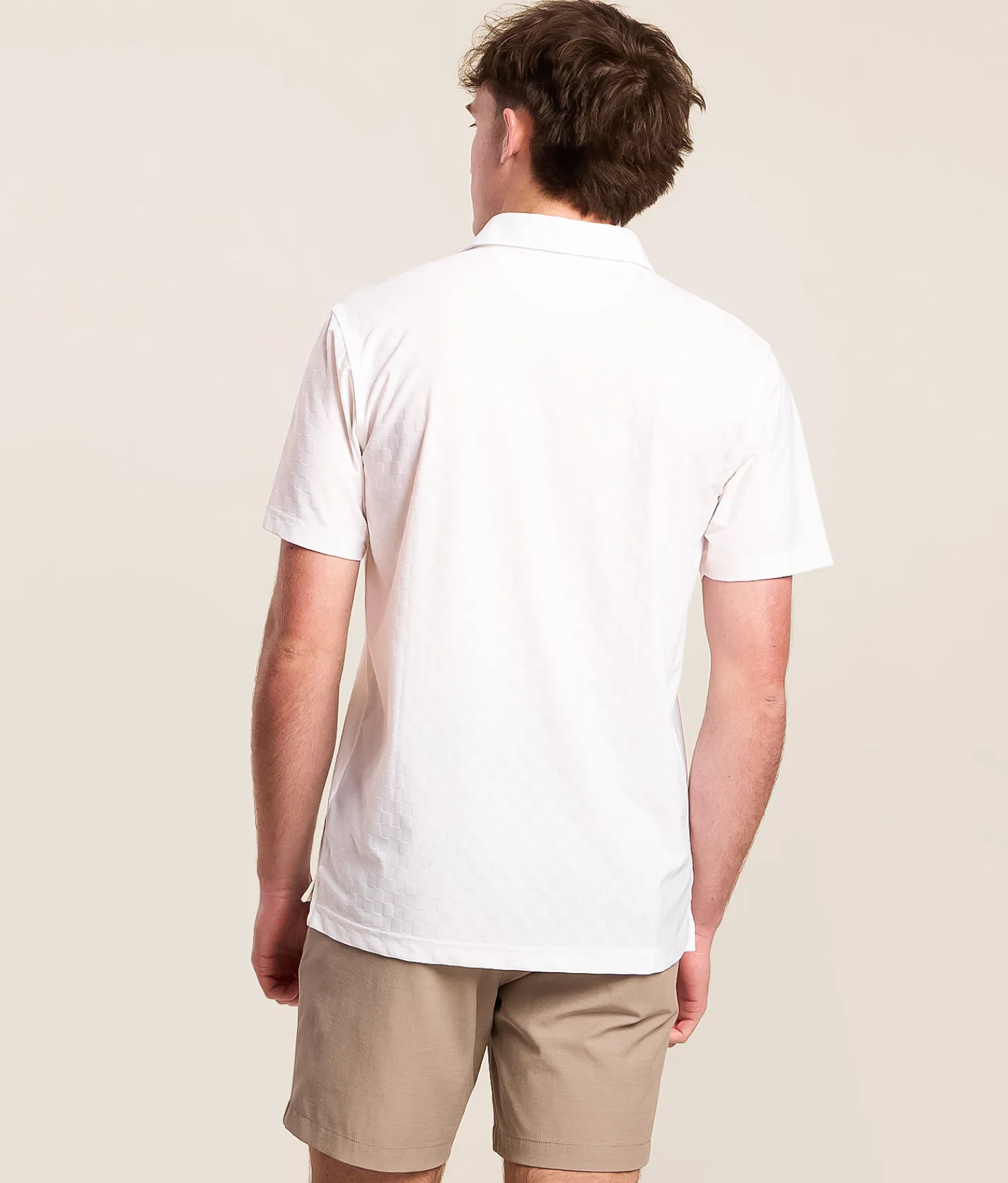 Tops|Activewear | Chubbies The Vanna Performance Polo Pure White