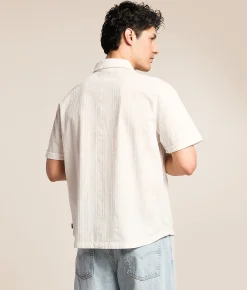 Brixton The Vintage Jacquard Shirt Seafoam Jacquard Check New