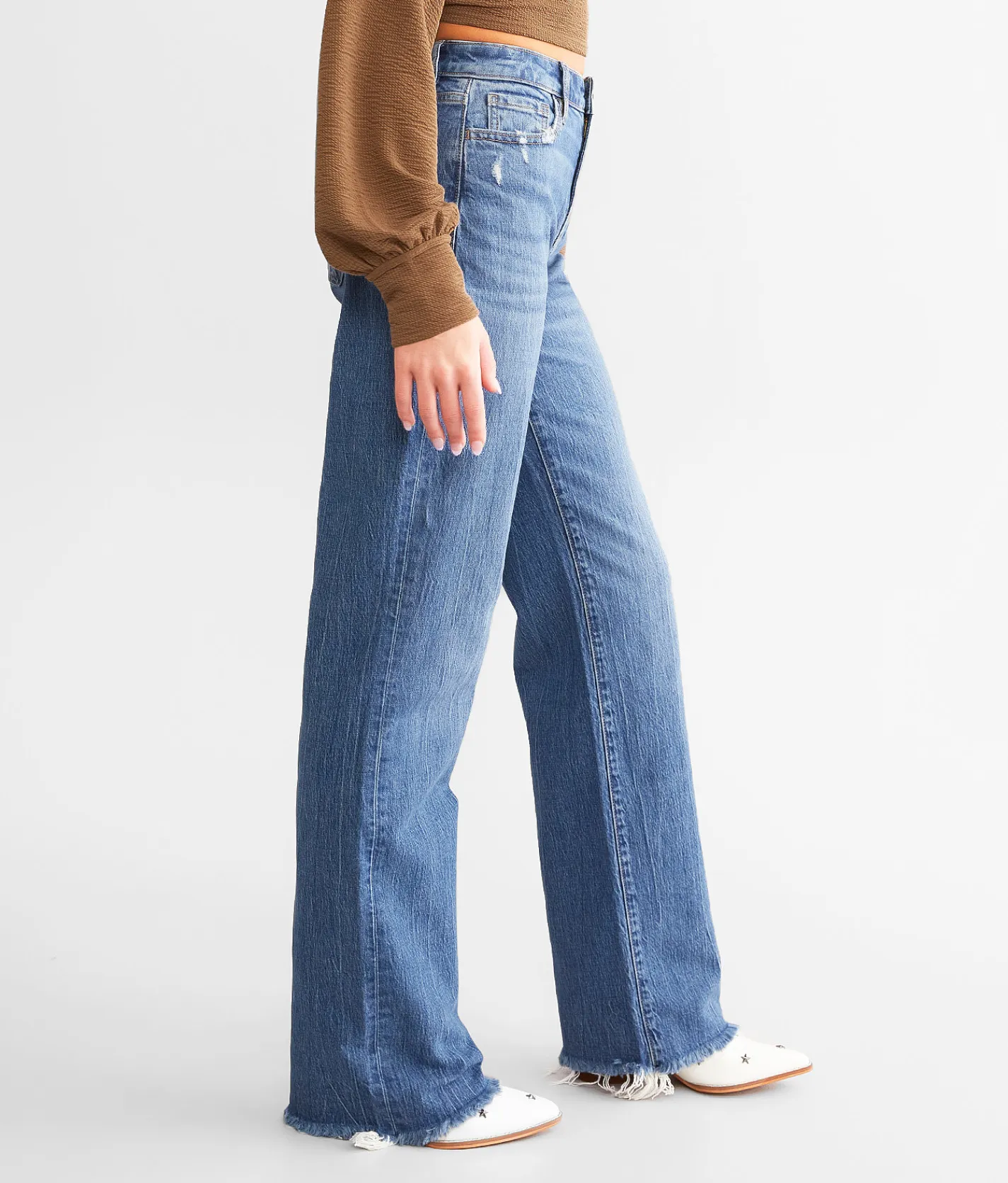 Jeans|Bottoms | Willow & Root The Wide Leg Jean Sprout