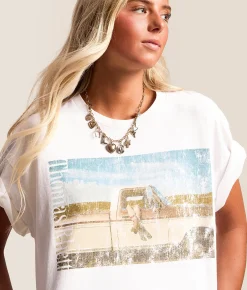 Merch Traffic Thomas Rhett Band T-Shirt Cream Hot