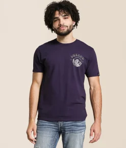 Tops|Graphic T-Shirts | Sullen Thorne Angel T-Shirt Nightshade