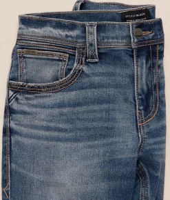 Buckle Black Three Boot Stretch Jean Gillham Clearance
