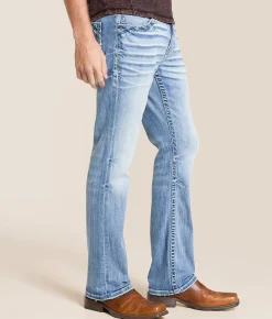 Buckle Black Three Boot Stretch Jean Avalon Best