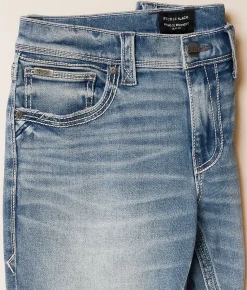 Buckle Black Three Boot Stretch Jean Clarke Outlet