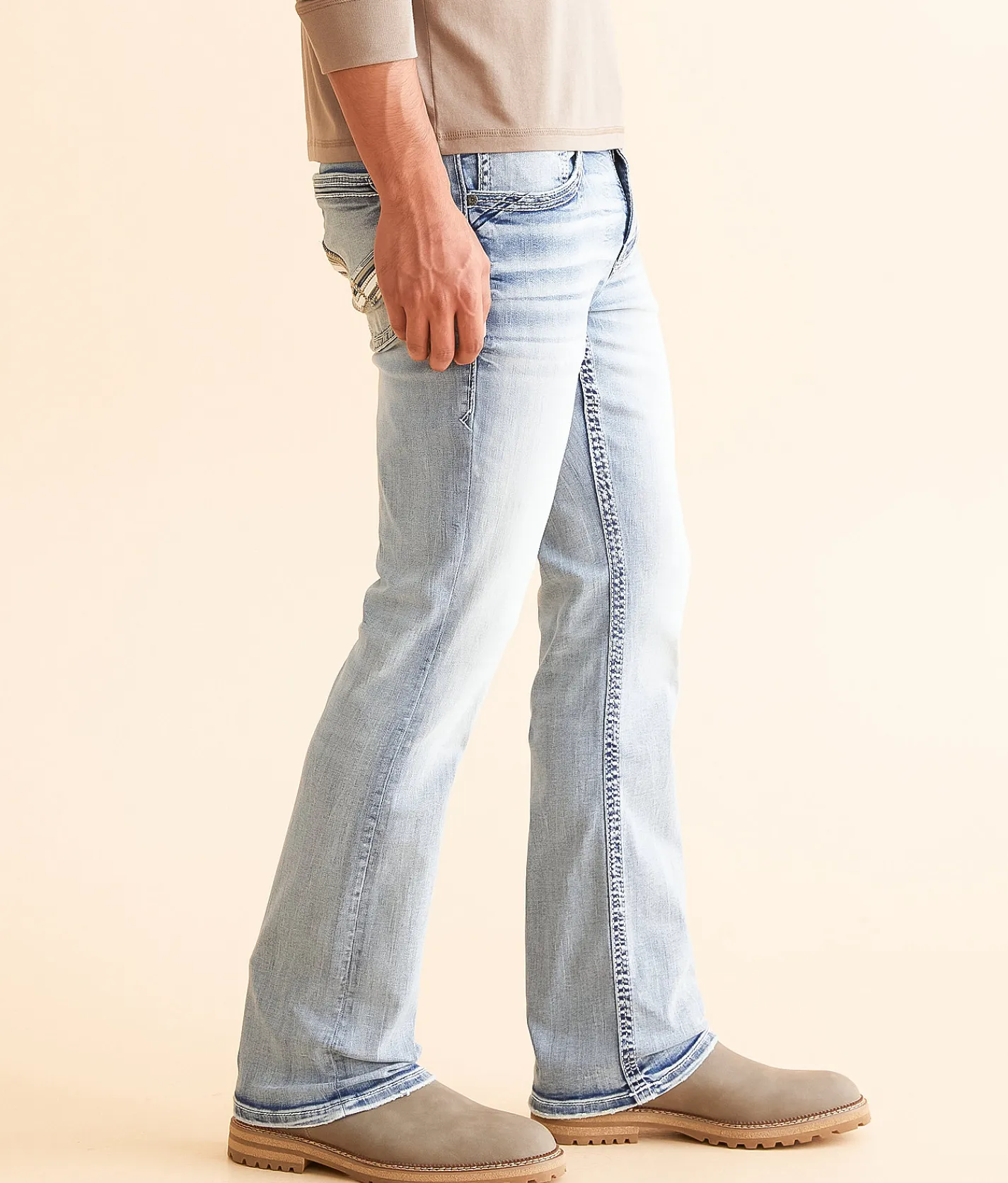 Sale Jeans|Bottoms | Buckle Black Three Boot Stretch Jean Cedar