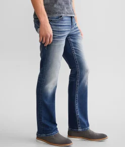 Buckle Black Three Boot Stretch Jean Marigold