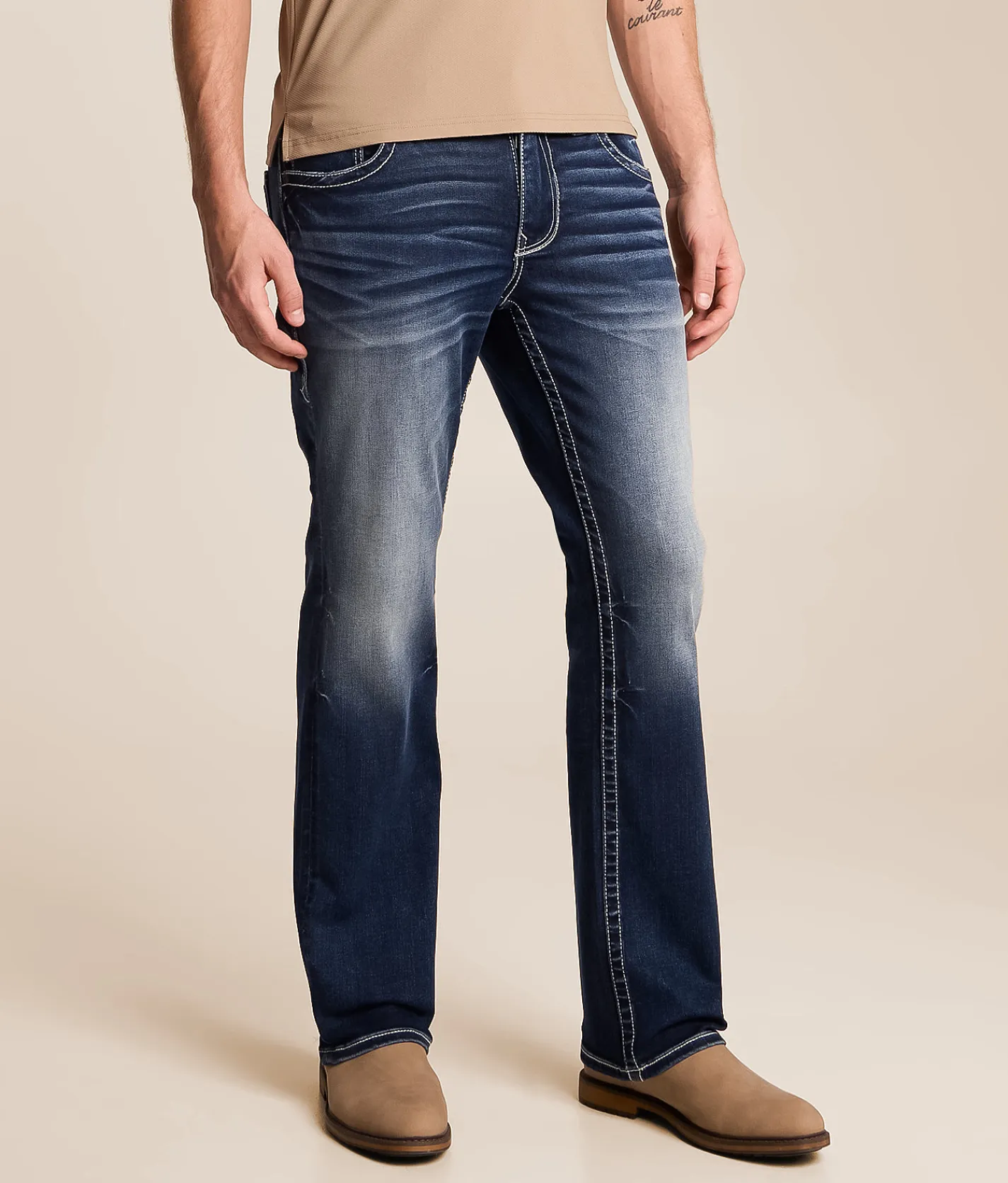 Buckle Black Three Boot Stretch Jean Hillstone