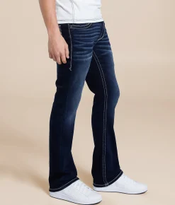 Buckle Black Three Boot Stretch Jean Sandpoint Discount