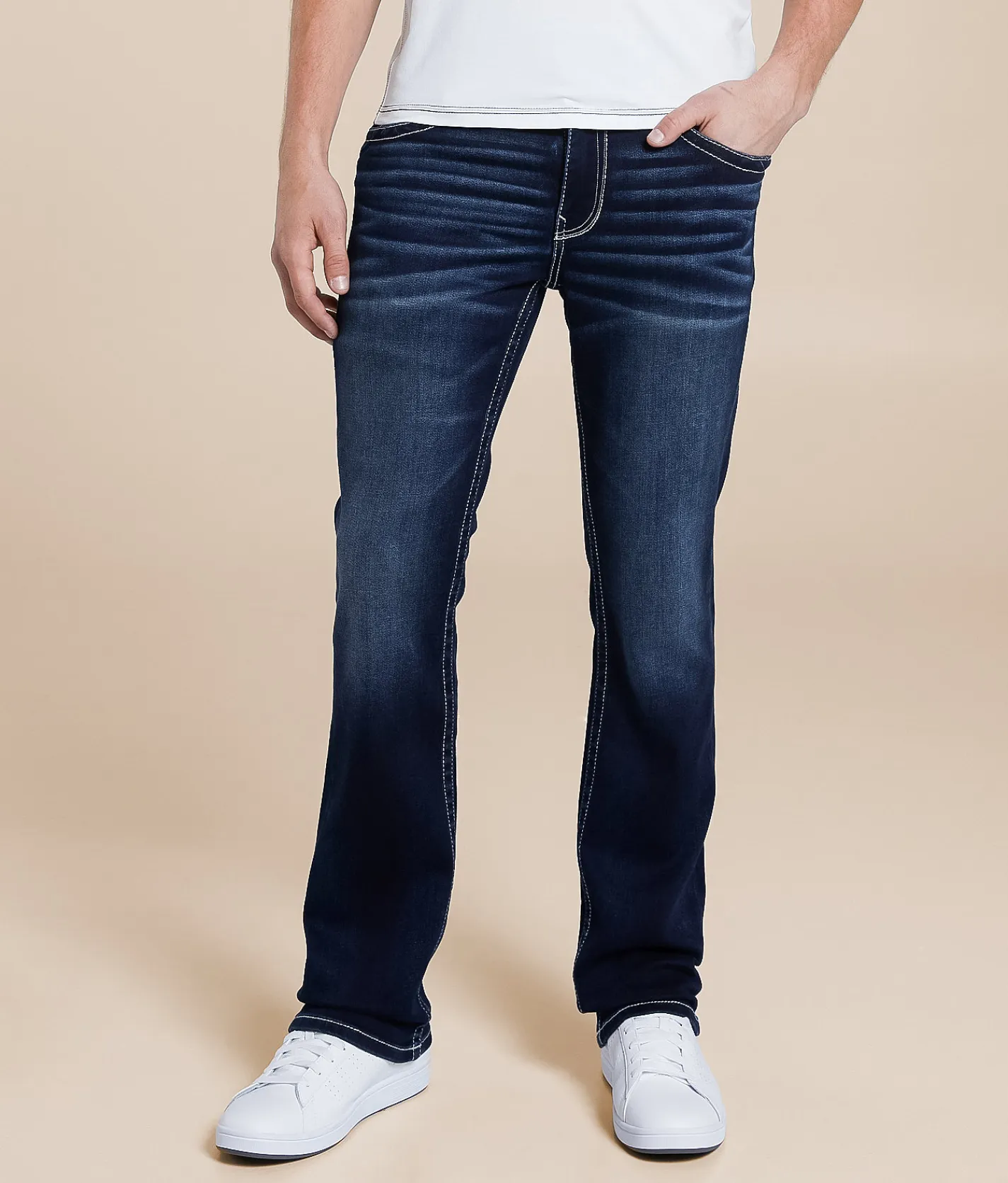 Buckle Black Three Boot Stretch Jean Sandpoint Discount