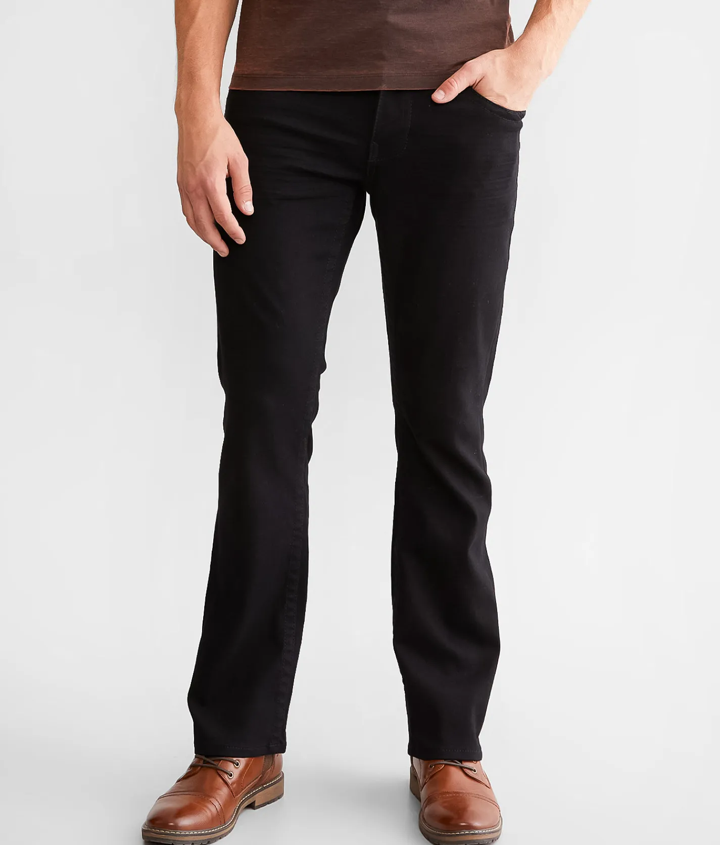 Buckle Black Three Boot Stretch Jean Shire River Online
