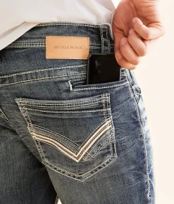 Buckle Black Three Boot Stretch Jean Vienne Outlet