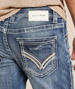 Buckle Black Three Boot Stretch Jean Maple Hot