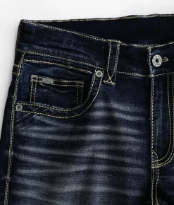 Buckle Black Three Boot Stretch Jean Tunnels Beach Clearance