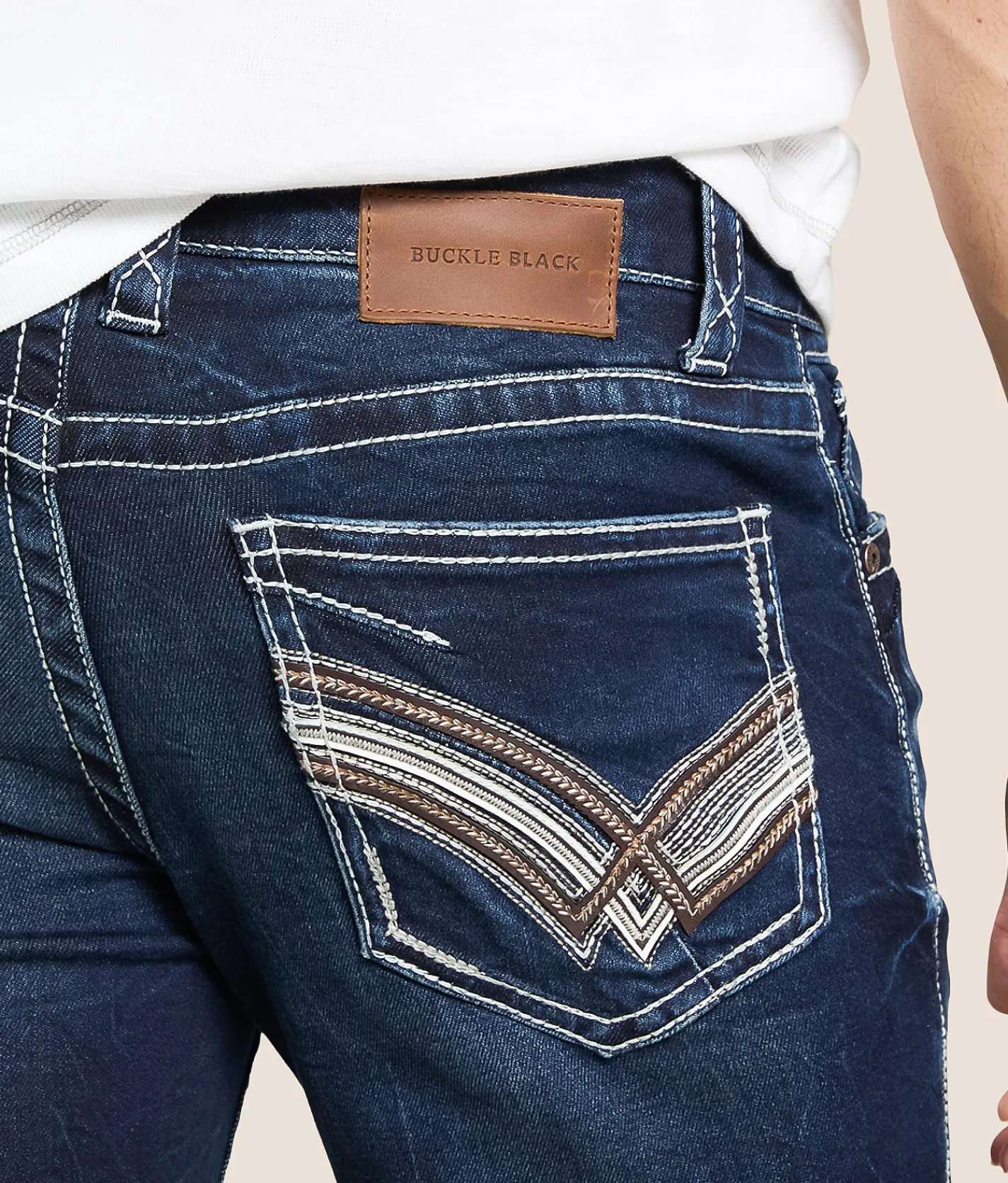 Buckle Black Three Boot Stretch Jean Kessler Sale