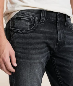 Buckle Black Three Boot Stretch Jean Ballantine Hot