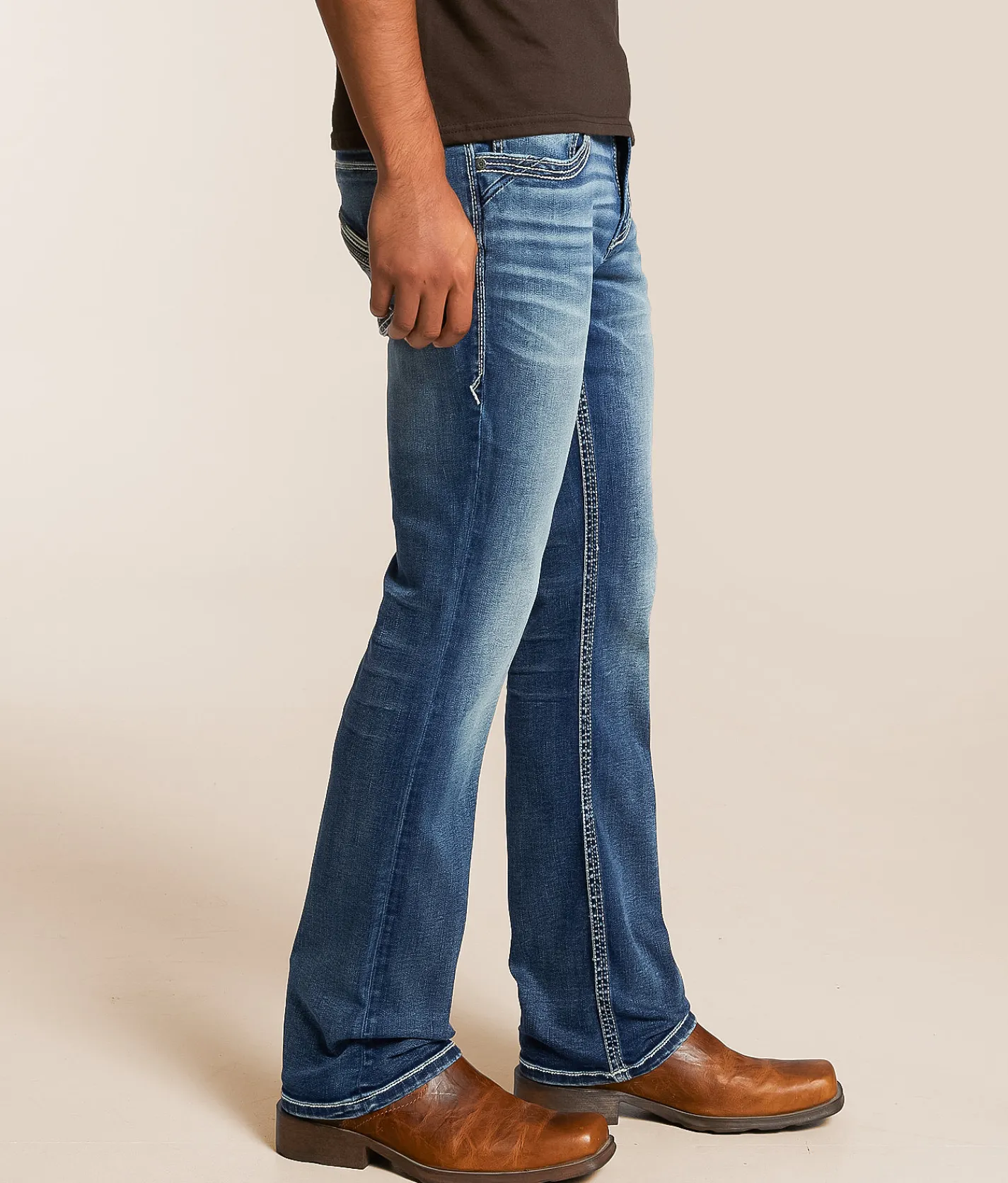 Bottoms | Buckle Black Three Boot Stretch Jean Brogan