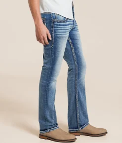 Buckle Black Three Straight Stretch Jean McCormick