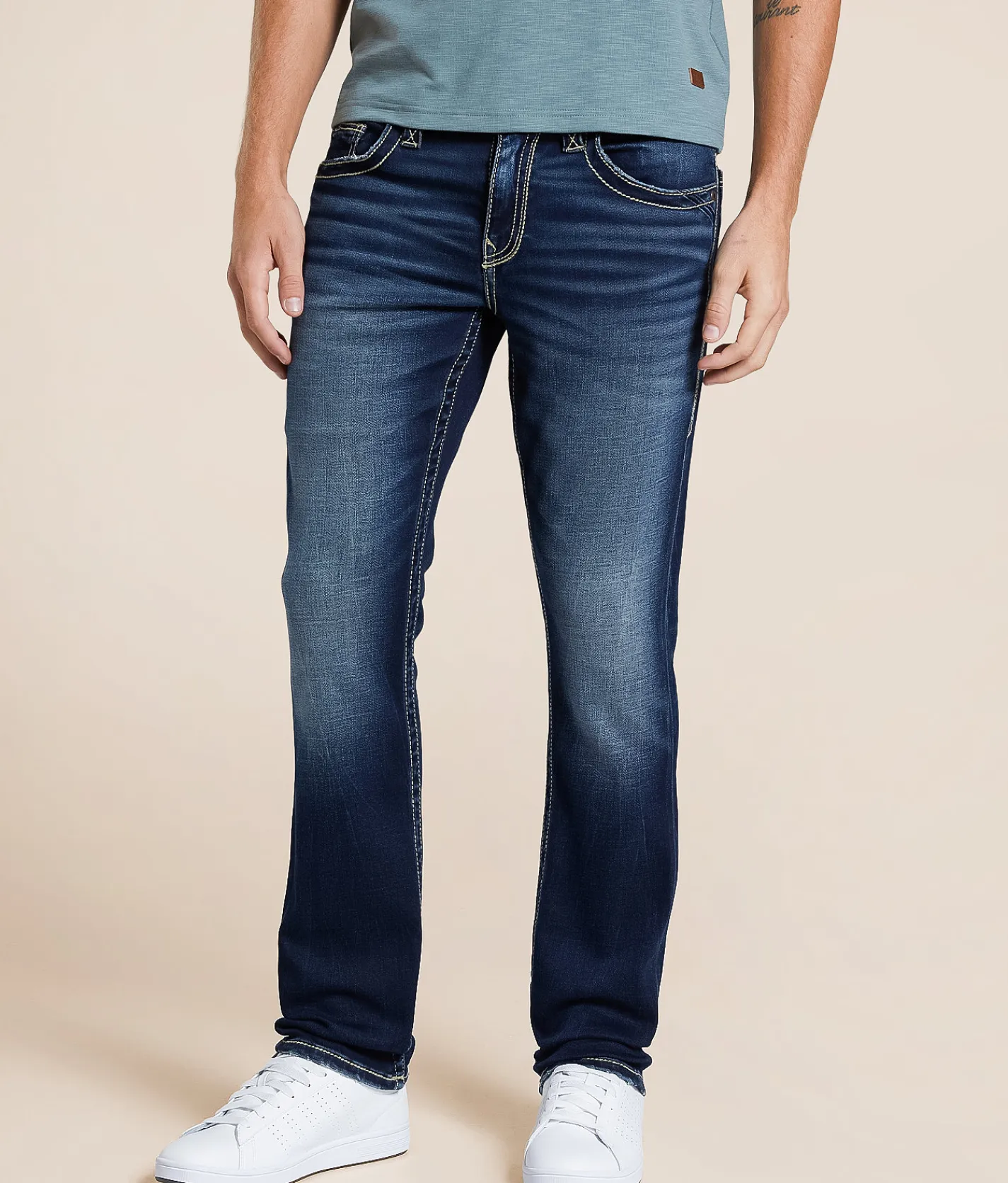 Buckle Black Three Straight Stretch Jean Bar Harbour Outlet