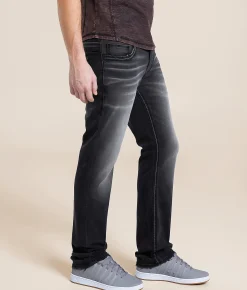 Bottoms|Jeans | Buckle Black Three Straight Stretch Jean Allyn