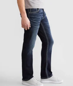 Buckle Black Three Straight Stretch Jean Meadow Outlet