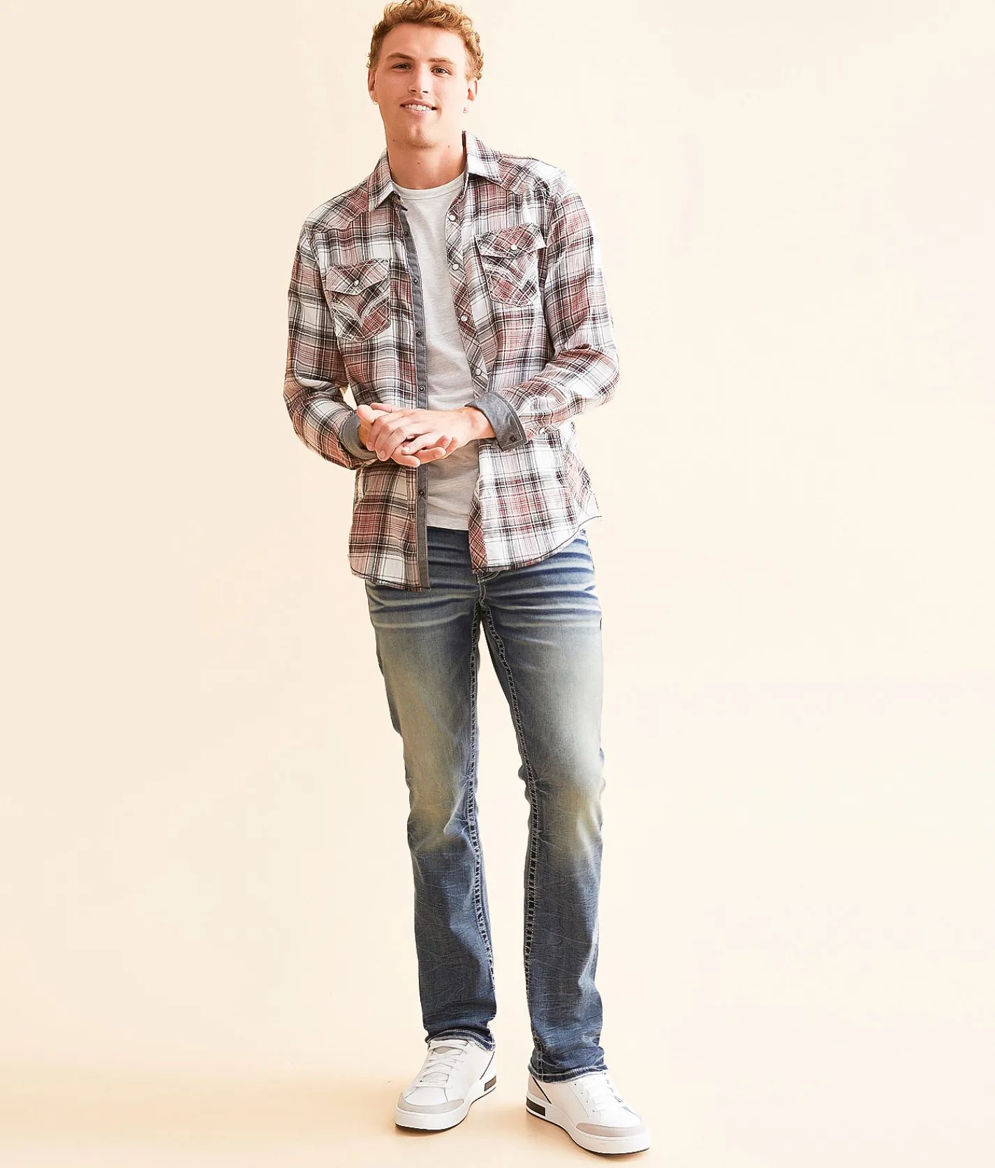 Bottoms|Buckle Black Jeans | Buckle Black Three Straight Stretch Jean Aldan