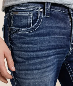 Buckle Black Three Straight Stretch Jean Goyder Outlet
