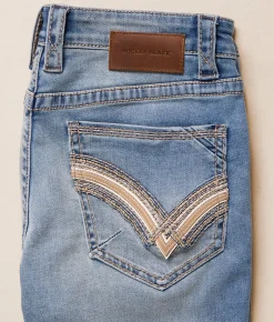 Buckle Black Three Straight Stretch Jean Barnett Clearance