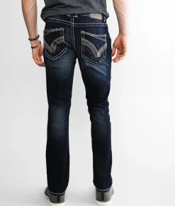Buckle Black Three Straight Stretch Jean Beele Street Hot