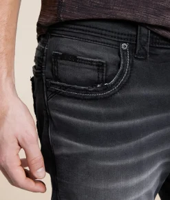Buckle Black Three Straight Stretch Jean Allyn