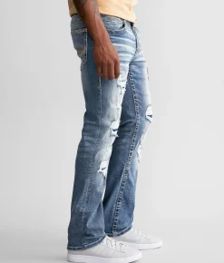 Sale Jeans|Bottoms | Buckle Black Three Straight Stretch Jean Playa Varadero