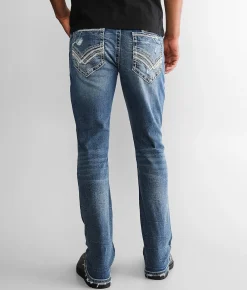 Buckle Black Three Straight Stretch Jean Chichen Itza Discount