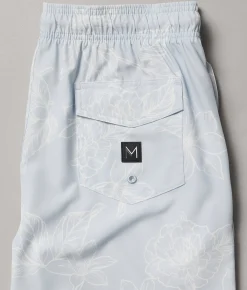 Bottoms|Swimwear | Maven Co-op Tidal Performance Stretch Swim Trunks Blue