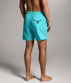 Maven Co-op Tidal Seersucker Swim Trunks Hot Red