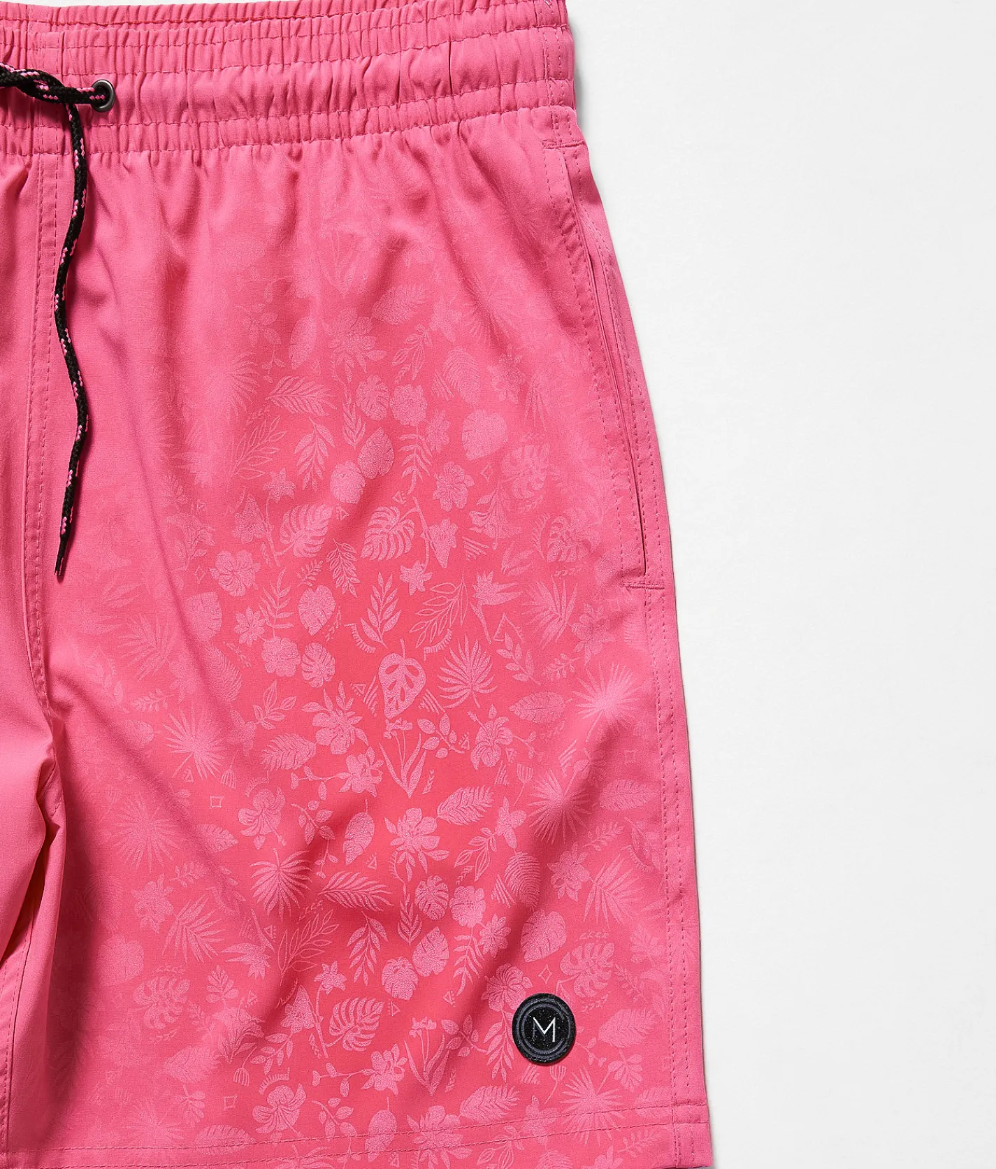 Maven Co-op Tidal Stretch Swim Trunks Diva Pink Multi New