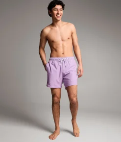 Bottoms|Swimwear | Maven Co-op Tidal Stretch Swim Trunks Light Purple