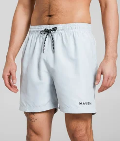 Maven Co-op Tidal Swim Trunks Pale Blue Best