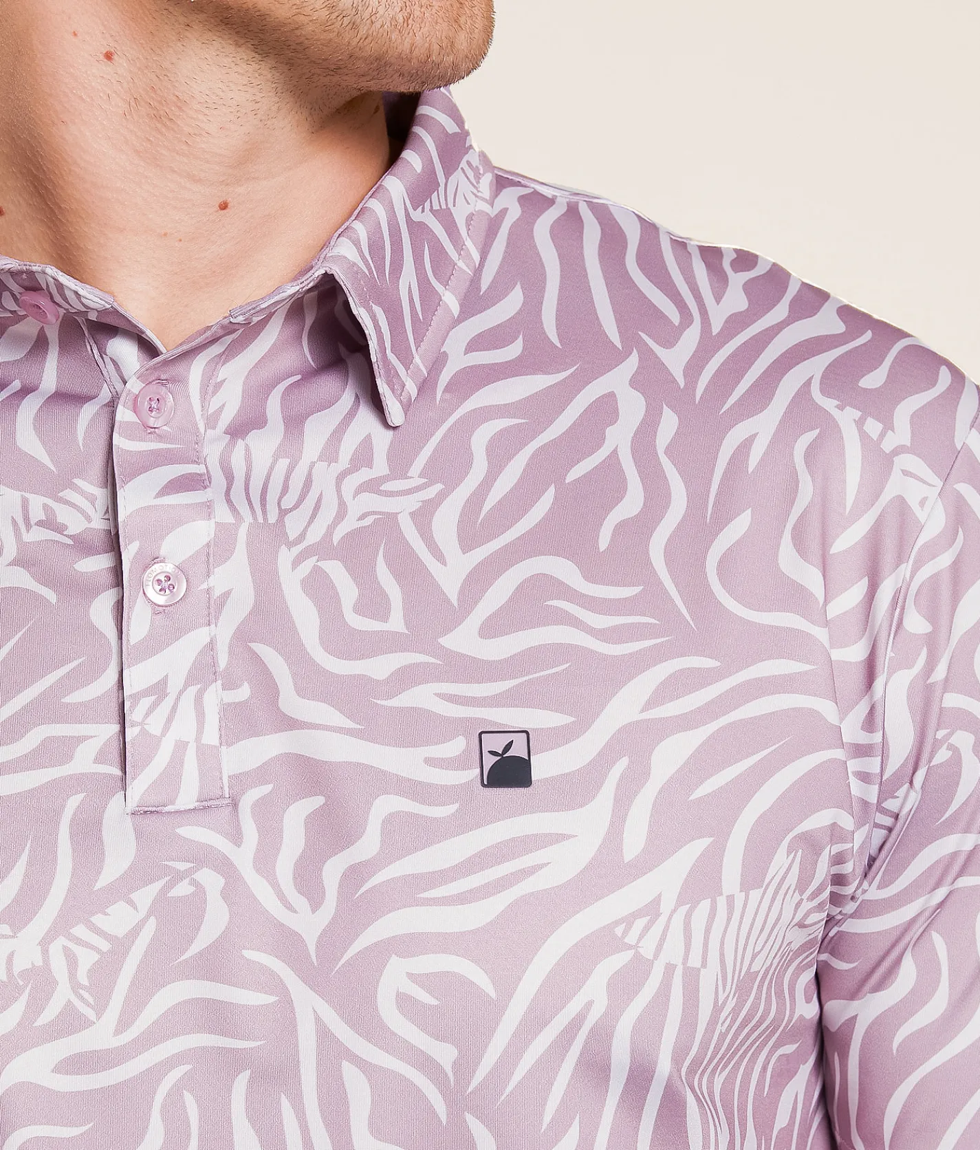 Flomotion Tiger Shark Performance Polo Mauve Clearance