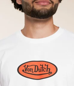Tops|Graphic T-Shirts | Von Dutch™ Tiger T-Shirt French White