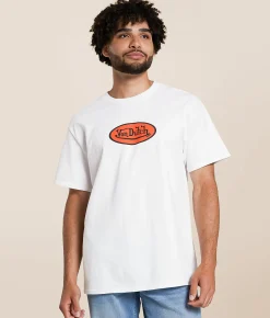 Tops|Graphic T-Shirts | Von Dutch™ Tiger T-Shirt French White