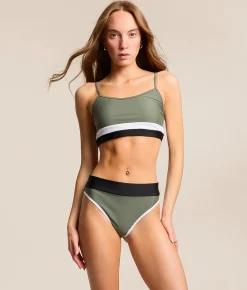 Swimsuits | Cyn & Luca Tilly Swim Top Army