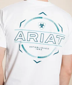 Ariat Timeless Simple Hex T-Shirt White Clearance