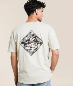 Tops|Graphic T-Shirts | Salty Crew Tippet Camo Fill T-Shirt Bone