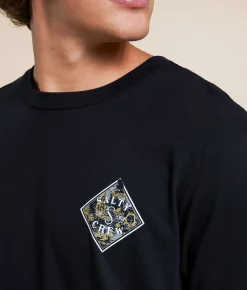 Tops|Graphic T-Shirts | Salty Crew Tippet Fill T-Shirt Black