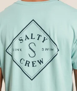 Salty Crew Tippet Premium T-Shirt Mackerel Hot