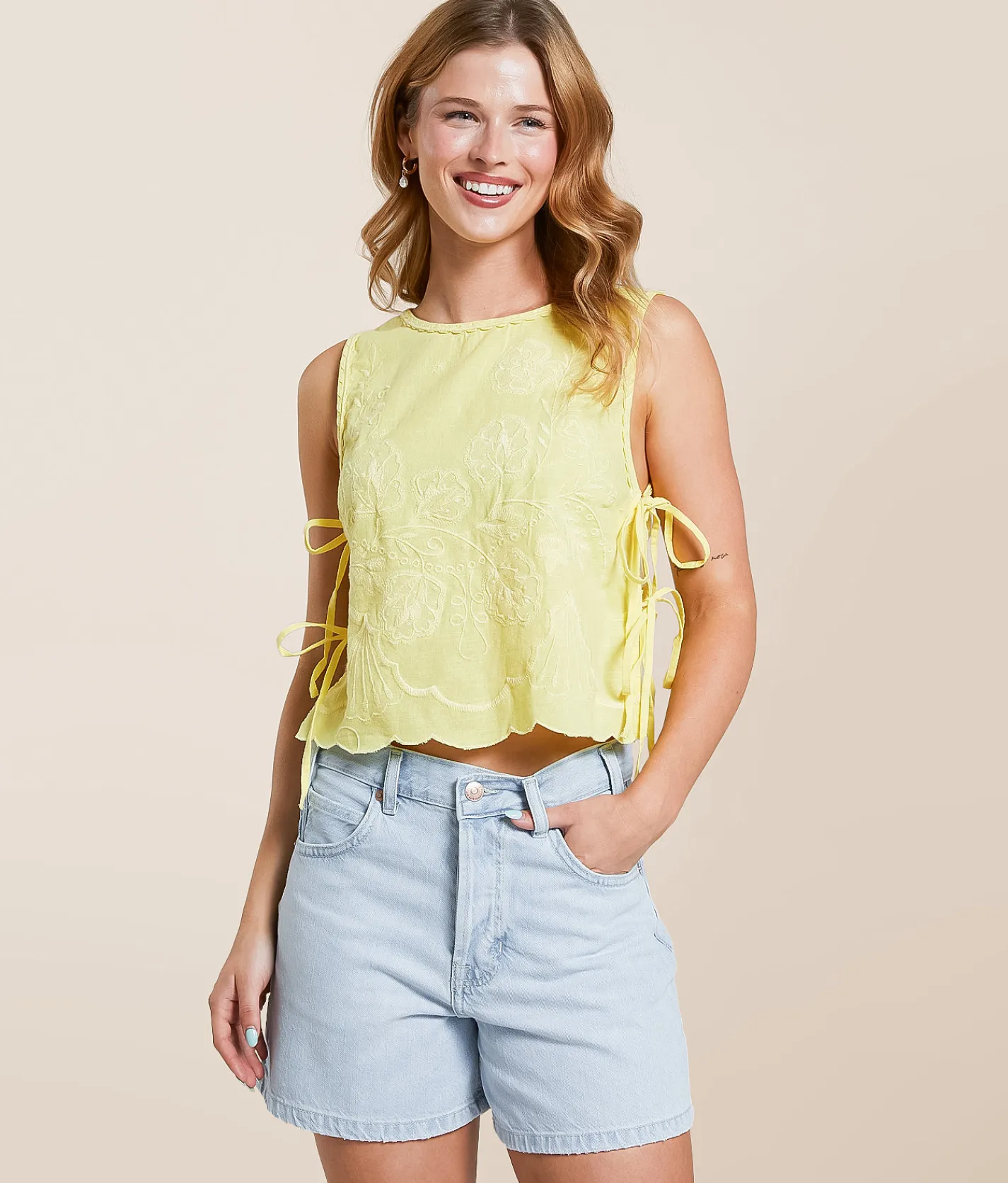Free People Tippi Short Babalon Blue Clearance