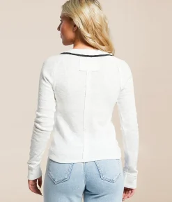 Tops | Free People Tipton Cardigan Ivory Combo