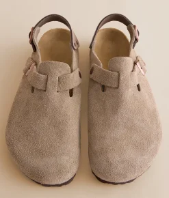 Birkenstock® Tokio ll Suede Clog Taupe Suede New