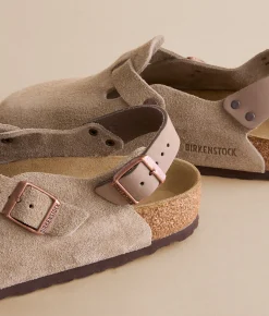 Birkenstock® Tokio ll Suede Clog Taupe Suede New