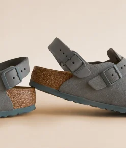 Birkenstock® Tokio Suede Clog Basalt Gray Online